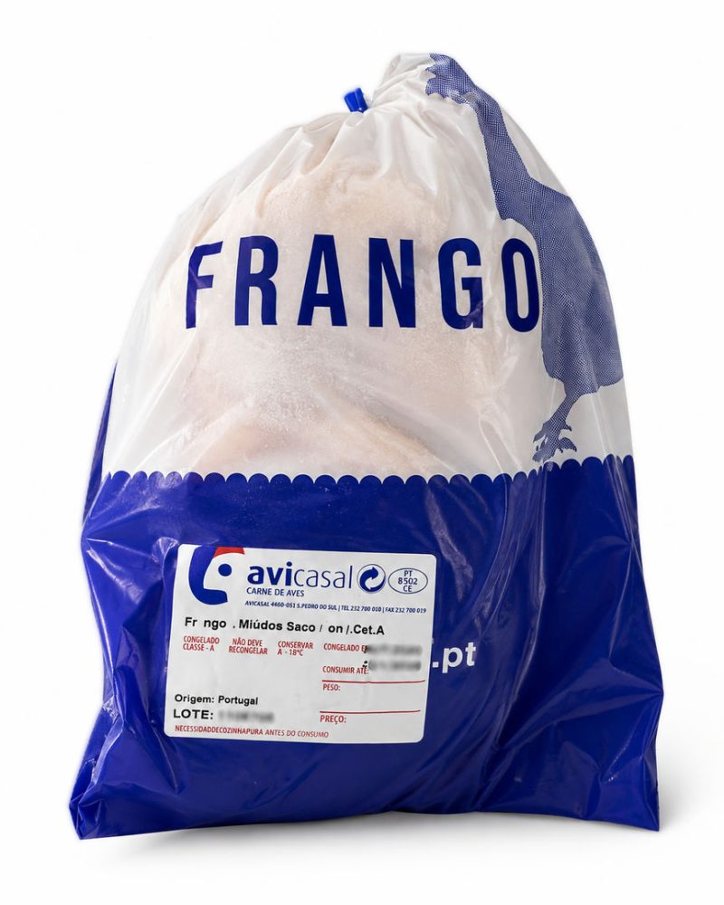 FRANGO CONG. SACO 700/800gr (cx.+-12un)