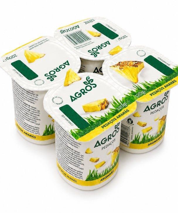 IOGURTE C/PEDAÇOS ANANAS AGROS