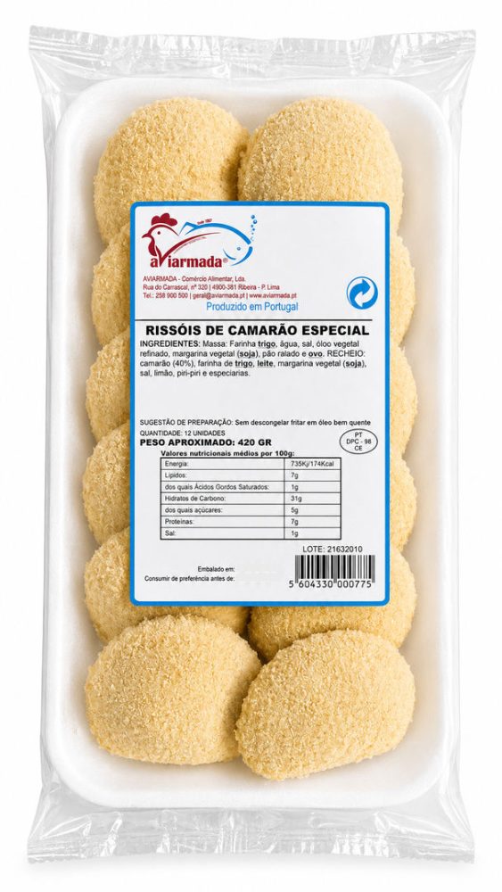 RISSOIS CAMARAO ESPECIAL (cx.6cov) AVIARMADA