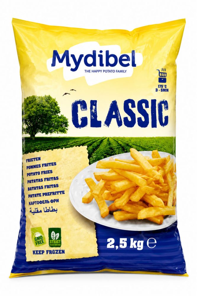 BATATA PRE FRITA 9x9 SC 2.5KG- MYDIBEL