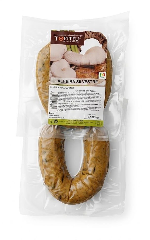 ALHEIRA SILVESTRE VEGETARIANA 1x1 (cx.3kg/15un) TOPITEU