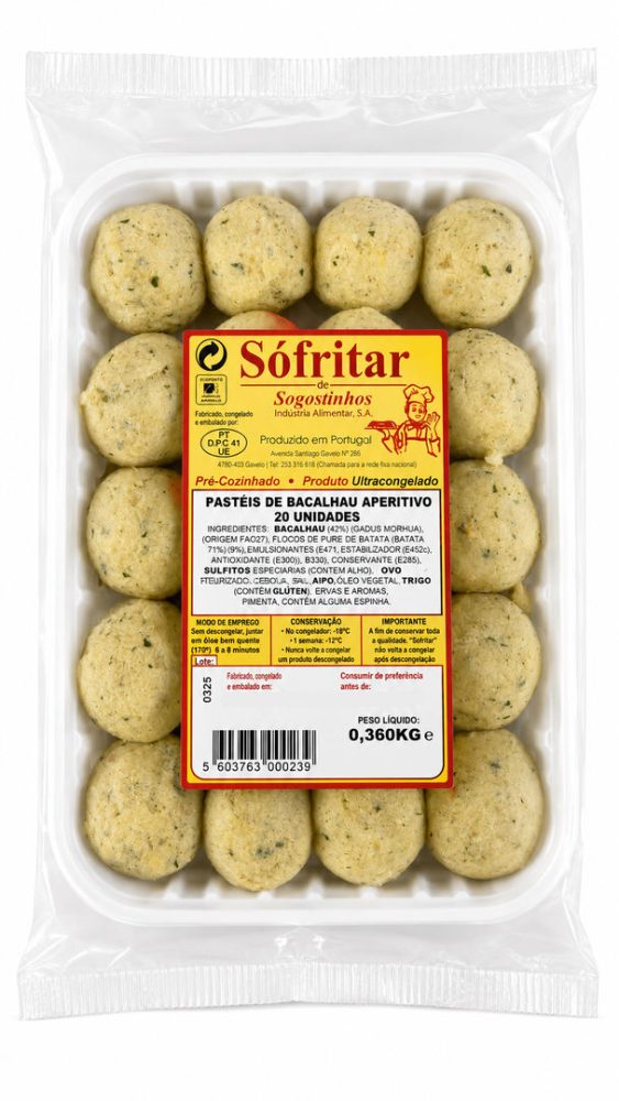 PASTEIS BACALHAU BOLA AP. *SOFRITAR*