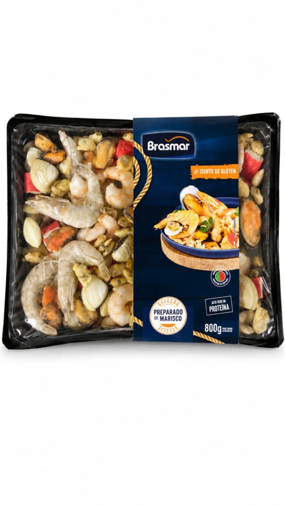 MARISCADA S/ GLUTEN COV. (CX:8x800GR) - BRASMAR SELEÇÃO