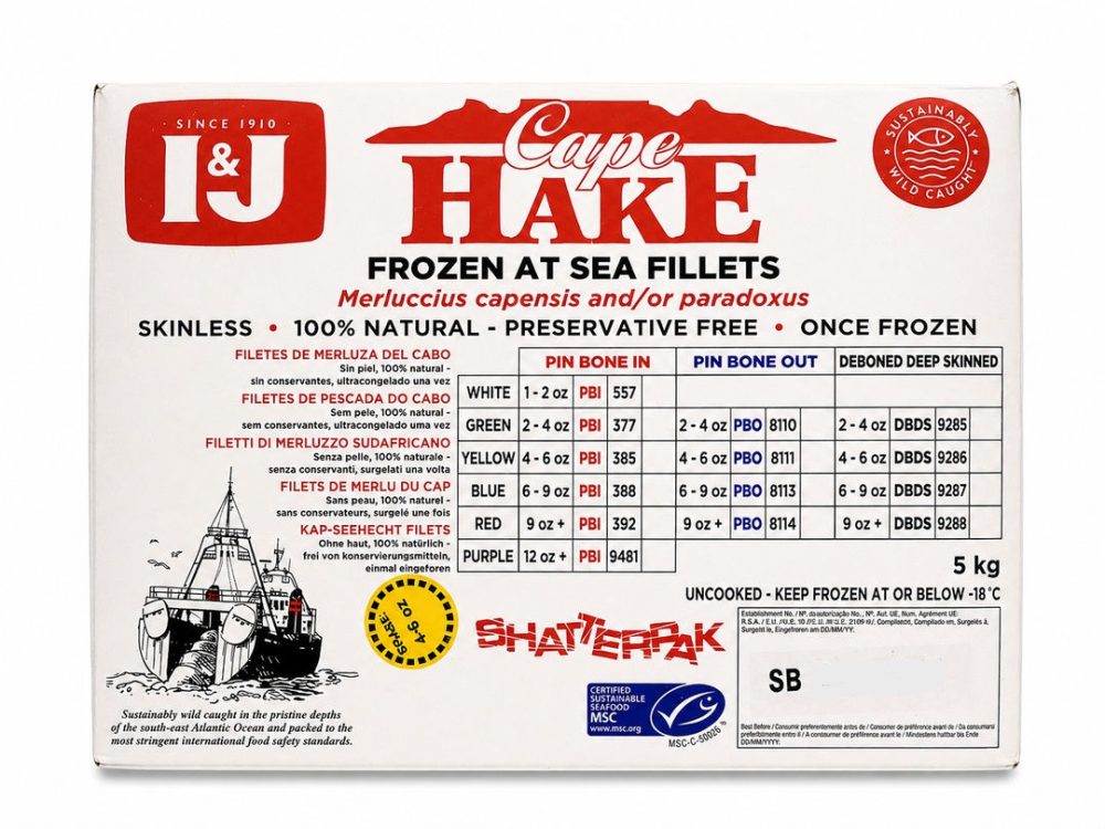 FILETE PESC. 4/6 OZ A. I&J 2X5KG