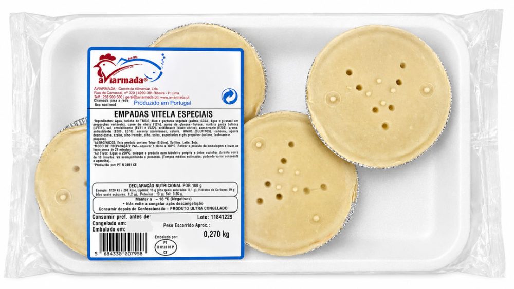 EMPADAS VITELA ESPECIAL (cx:6cv X 270gr) AVIARMADA