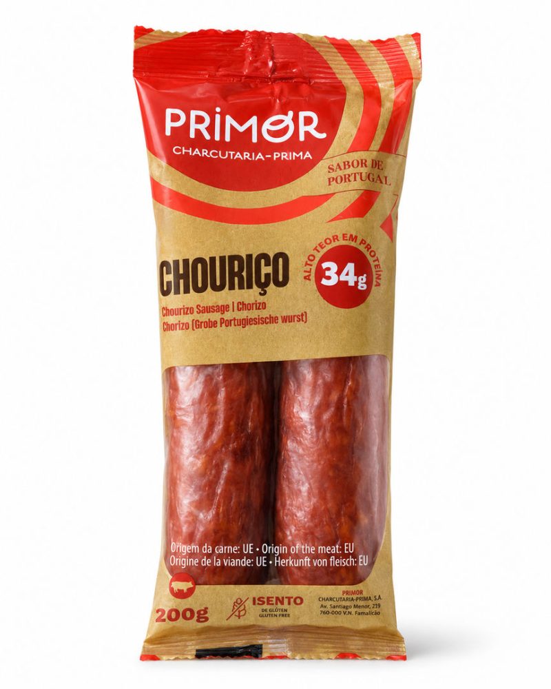 CHOURIÇO CORRENTE 200gr (cx.20x200gr) PRIMOR