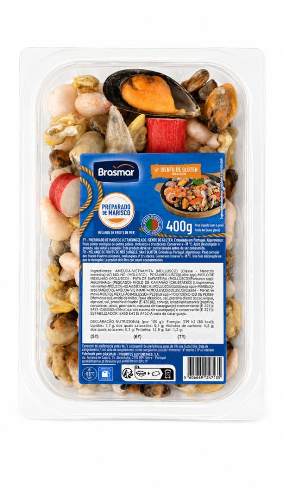 MARISCADA S/ GLUTEN COV. (CX:12x400GR) - BRASMAR