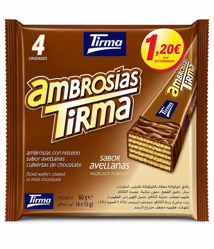 EURO - BOLACHA AMBROSIA TRADICIONAL (cx.16x86gr) - TIRMA