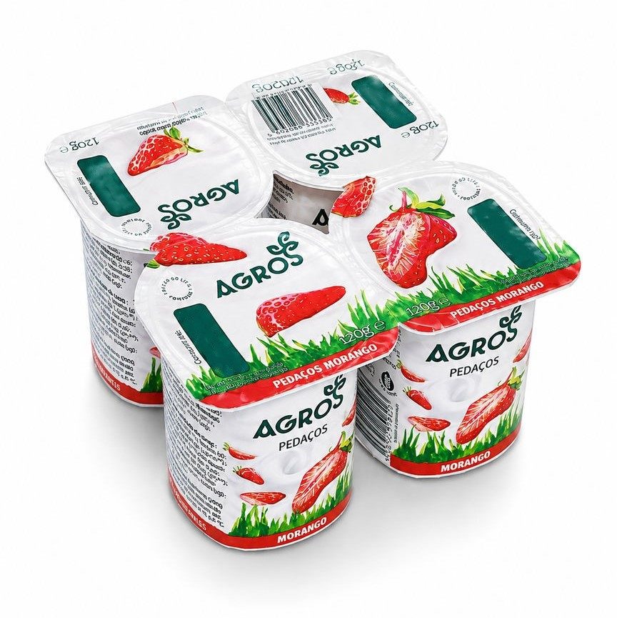 IOGURTE C/PEDAÇOS MORANGO AGROS