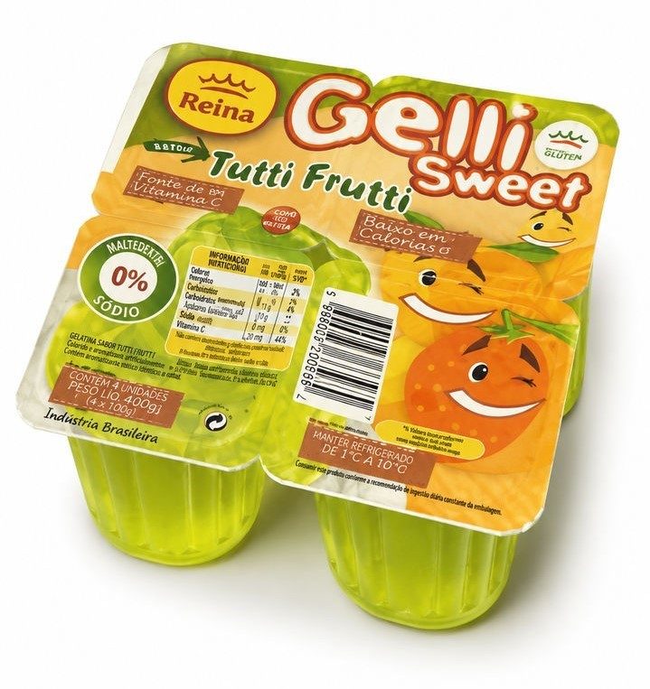 GELATINA TUTI FRUTI CX 12X4X100GR