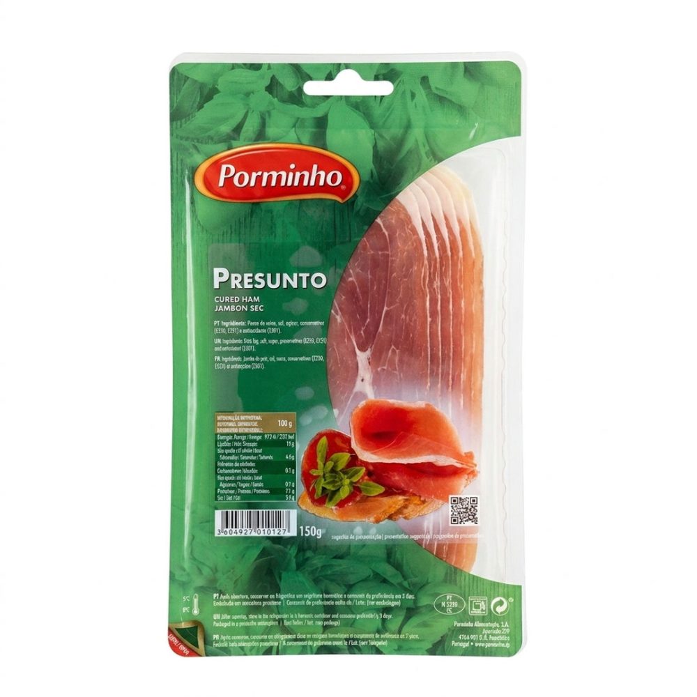 PRESUNTO FATIADO (cx.10X150gr) - PORMINHO