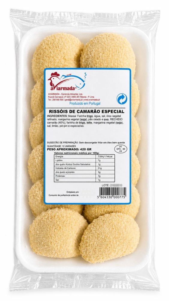 RISSOIS CAMARAO ESPECIAL (cx.6cov) AVIARMADA