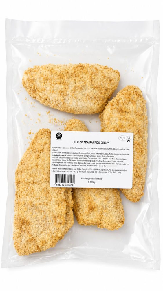 FILETE PESC. PANADO CRISPY EMB.500GR /CX;8UN AF