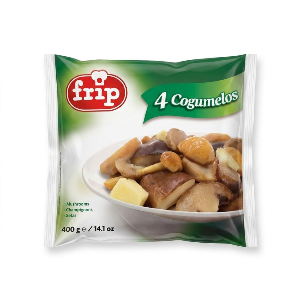 COGUMELOS 4 TIPOS CONG. EMB: 400Gr