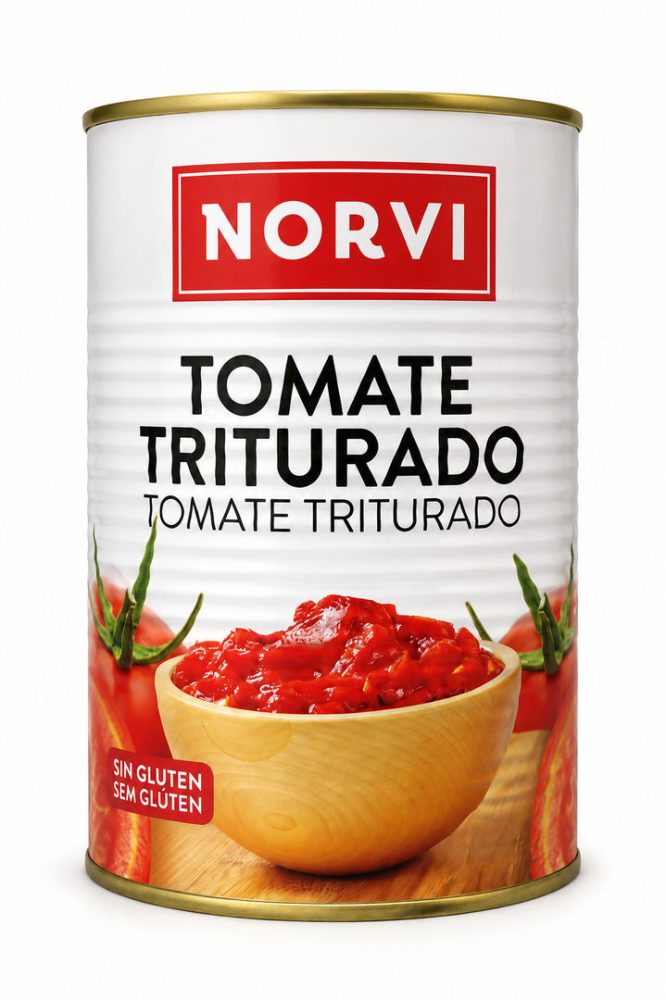 TOMATE TRITURADO LATA CX.3x4.180kg P.B/4.0kg P.L.
