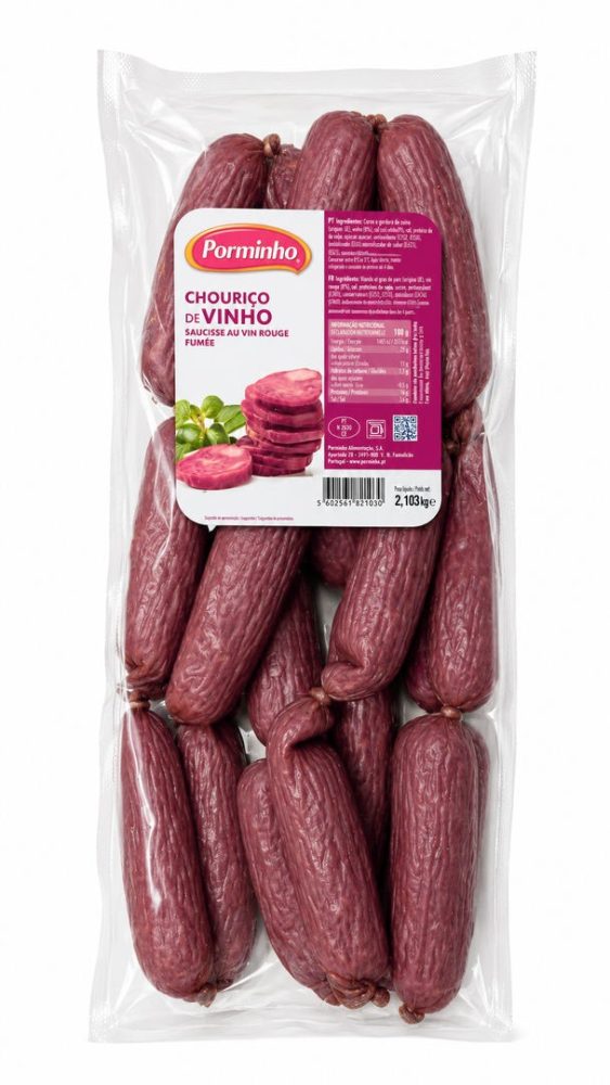 CHOURIÇO VINHO SACO (cx2x2kg) PORMINHO