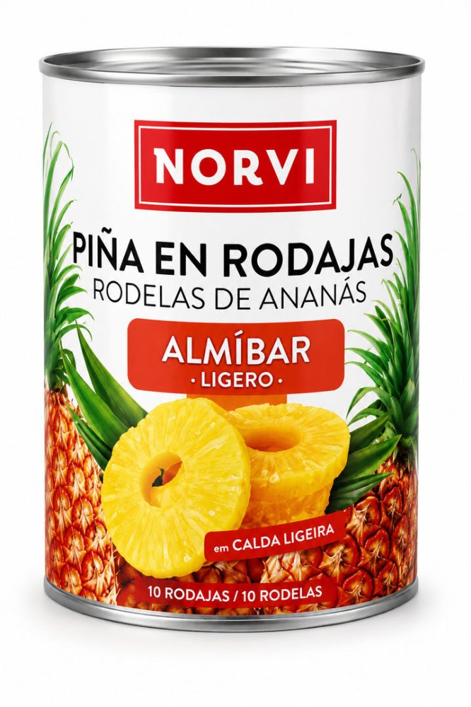 ANANAS A.F. (10 rodelas-12X565gr) NORVI