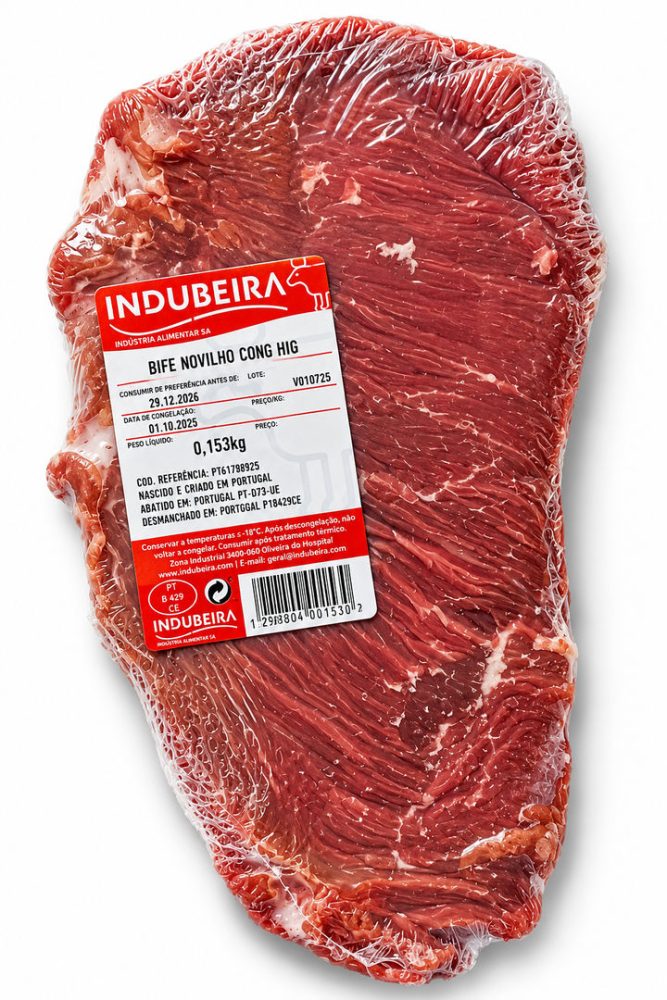 BIFE DE NOVILHO HIG. 1X1 - INDUBEIRA