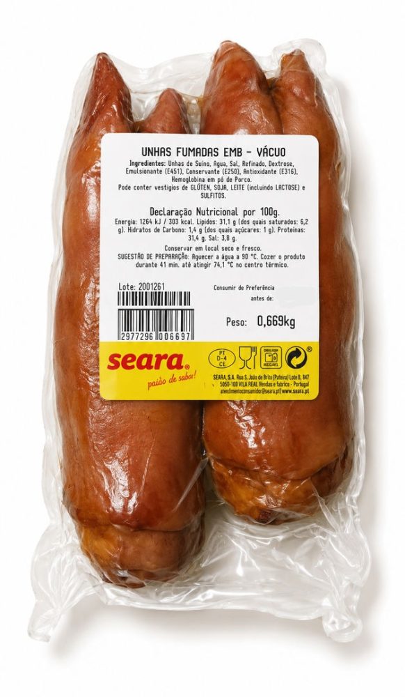 UNHA FUMADAS 1X1 (cx.3kg) SEARA