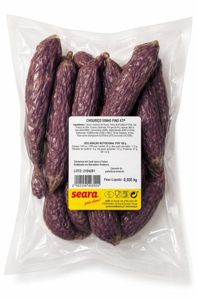 CHOURIÇO VINHO FINO SACO (cx:6x1kg) - SEARA